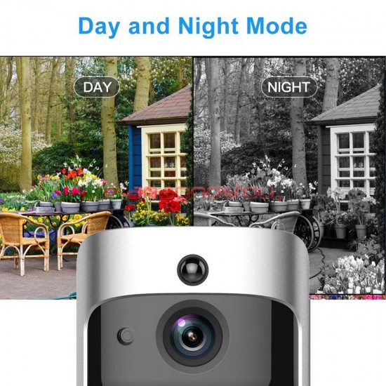 WIFIDBM-3/80 WiFi Θυροκάμερα με HD κάμερα 720p, καταγραφή, μνήμη, ανίχνευση κίνησης Θυροτηλεοράσεις για Μονοκατοικίες